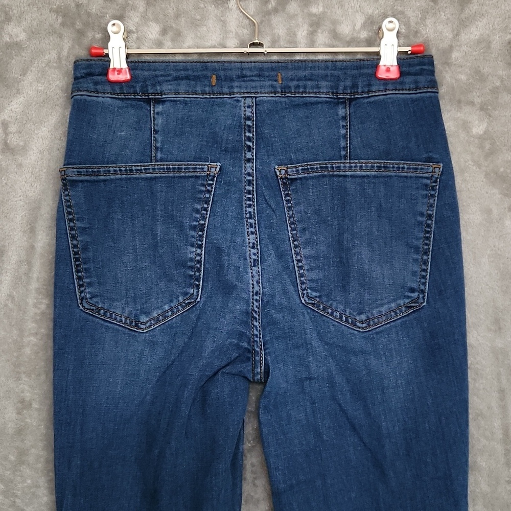 FREE PEOPLE high waisted 70s flare jeans size 25R - Picture 6 of 8